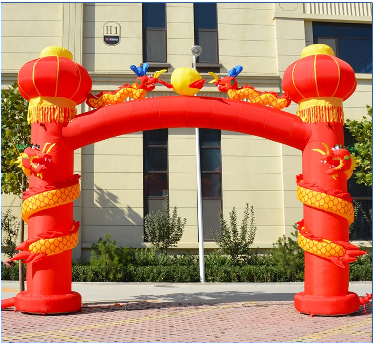 贵州充气灯笼柱拱门
